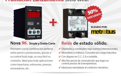 Visitá el nuevo sitio de la Medición y Control y llevate la Promoción